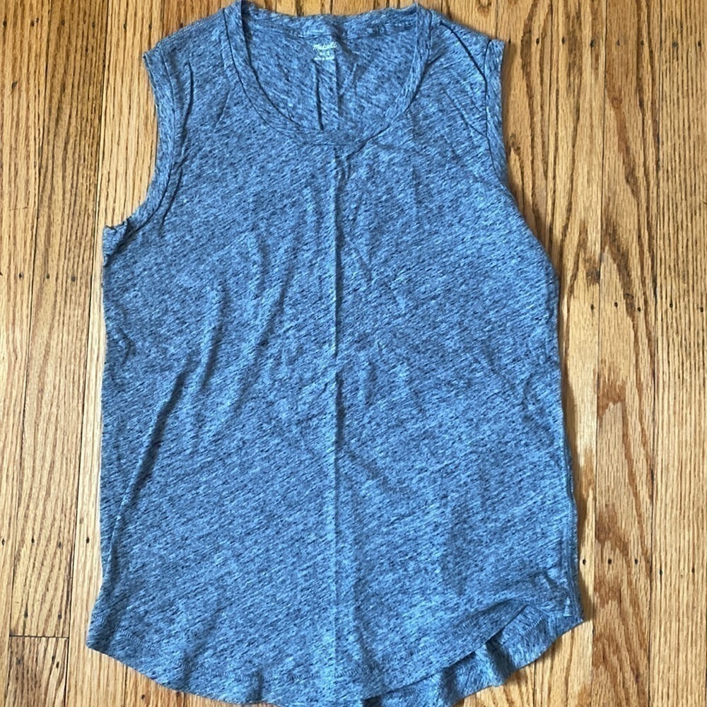 MADEWELL sz small gray sleeveless top
